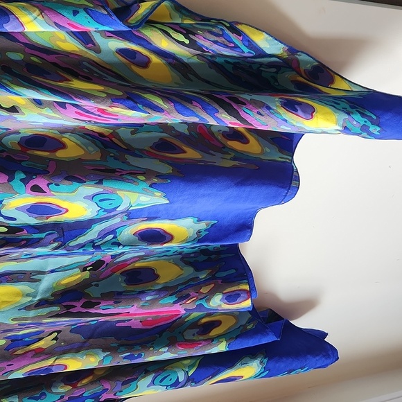 Trina Turk 100% pure silk top Sz M - Picture 3 of 13